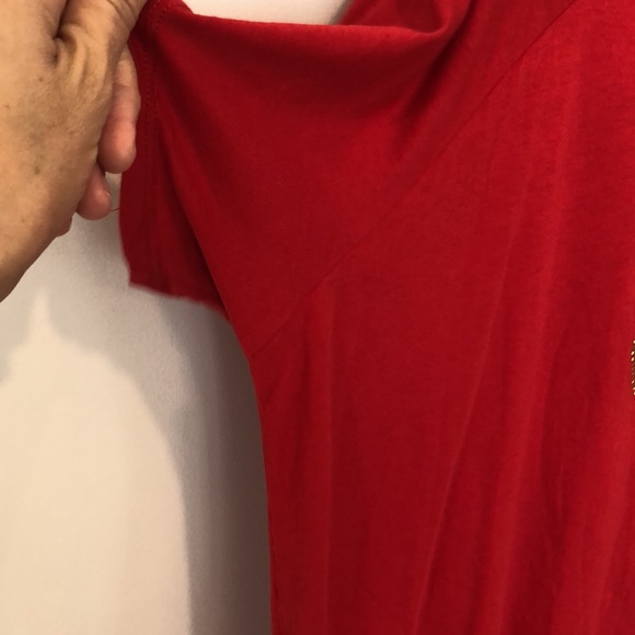 Michael Kors bright red tee - Picture 4 of 10